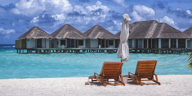 Little tropical country with hundreds of island, Maldives! A popular tourist destination, specially for newly wed couples. Most iconic are the over water villas, tropical forests, palm trees and the tropical beach with the white soft sand and turqoise water. (Photo by Nicolas Economou/NurPhoto via Getty Images)