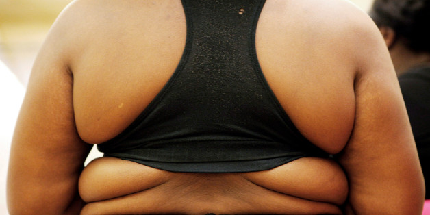 A competitor prepares to go in front of judges at a casting call for the second season of the reality television programme "Dance Your Ass Off", during which overweight or obese contestants hope to lose weight by dancing, in New York December 18, 2009. REUTERS/Finbarr O'Reilly/File Photo