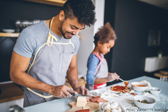 children cooking