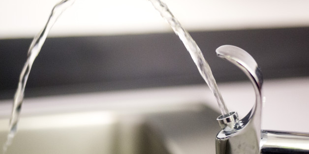 BENTON, ME - DECEMBER 8: Water comes out of a new faucet at Benton Elementary School. The school had high lead levels when their water was tested and have since replaced many of the faucets and water fountains. (Photo by Brianna Soukup/Portland Press Herald via Getty Images)