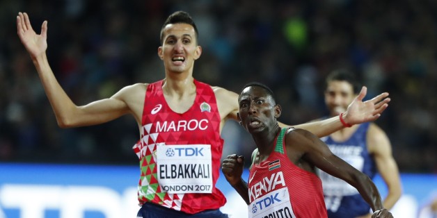 Mondiaux d'athlétisme: le Marocain Soufiane Elbakkali remporte une médaille d'argent au 3000 m steeple