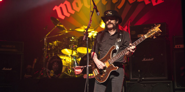 CHARLOTTE, NC - SEPTEMBER 23: Singer/bassist Lemmy Kilmister of Motorhead performs at The Fillmore Charlotte on September 23, 2015 in Charlotte, North Carolina. (Photo by Jeff Hahne/Getty Images)