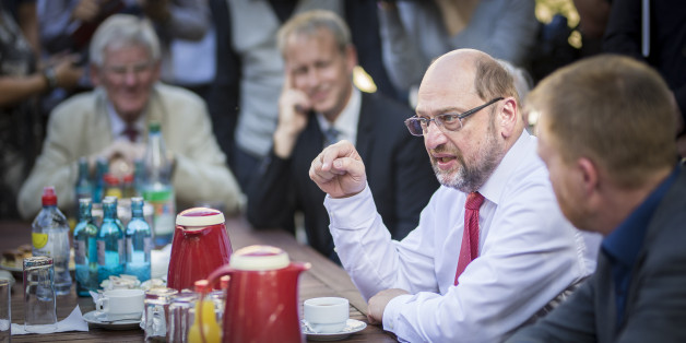 Martin Schulz unterwegs in Ostdeutschland