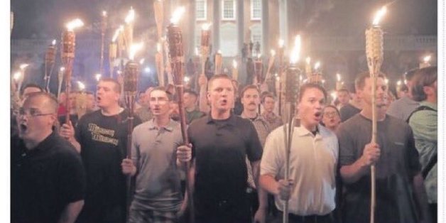 "Blut und Boden": Nazis und Rechtsextreme ziehen mit Fackeln durch US-Stadt Charlottesville