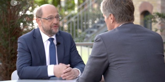 "Warum sollten die Leute mit Ihnen ein Risiko eingehen?" Schulz muss sich im ZDF harten Fragen stellen