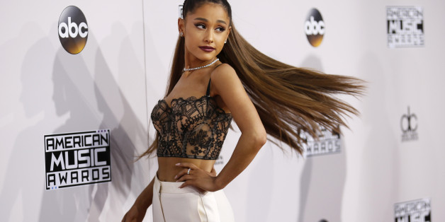 Singer Ariana Grande arrives at the 2016 American Music Awards in Los Angeles, California, U.S., November 20, 2016. REUTERS/Danny Moloshok