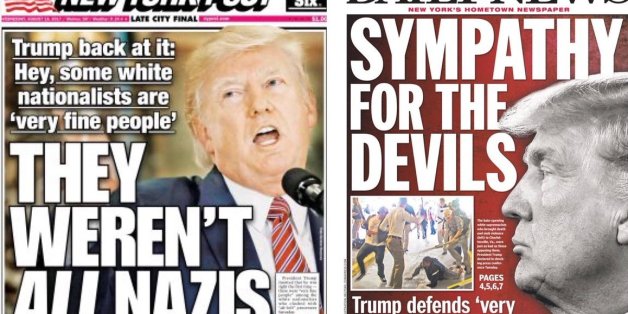 Trump auf den Covern der New Yorker Boulevardmedien