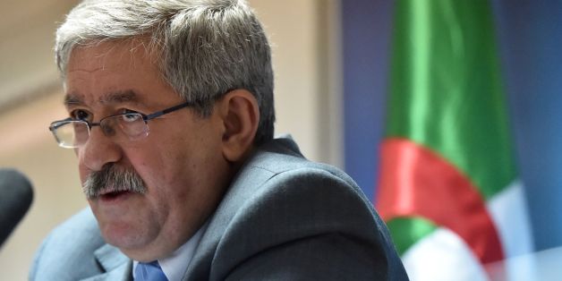 Secretary General of Rally for National Democracy (RND) Ahmed Ouyahia gives a press conference at the RND headquarters in Algiers on June 11, 2017. / AFP PHOTO / RYAD KRAMDI / RYAD KRAMDI (Photo credit should read RYAD KRAMDI/AFP/Getty Images)