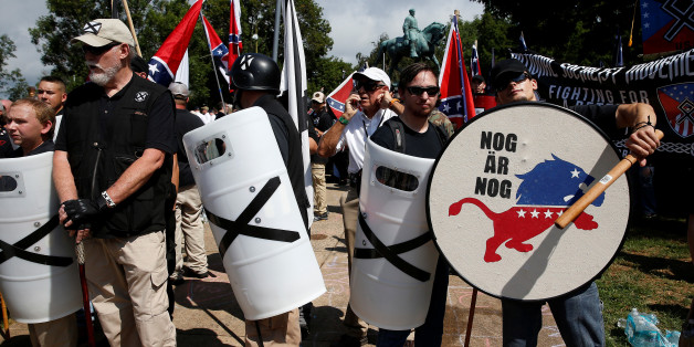 Rechte Demonstranten in Charlottesville