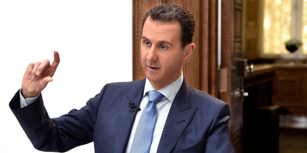 Syria's President Bashar al-Assad speaks during an interview with Croatian newspaper Vecernji List in Damascus, Syria, in this handout picture provided by SANA on April 6, 2017. SANA/Handout via REUTERS ATTENTION EDITORS - THIS IMAGE WAS PROVIDED BY A THIRD PARTY. EDITORIAL USE ONLY. REUTERS IS UNABLE TO INDEPENDENTLY VERIFY THIS IMAGE. TPX IMAGES OF THE DAY