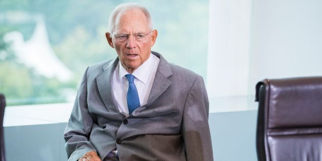 German finance minister Wolfgang Schaeuble arrives for the weekly cabinet meeting at the Chancellery in Berlin on August 16, 2017. / AFP PHOTO / Odd ANDERSEN (Photo credit should read ODD ANDERSEN/AFP/Getty Images)