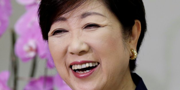Tokyo Governor Yuriko Koike speaks during an interview with Reuters at Tokyo Metropolitan Government Building in Tokyo, Japan August 7, 2017. REUTERS/Toru Hanai