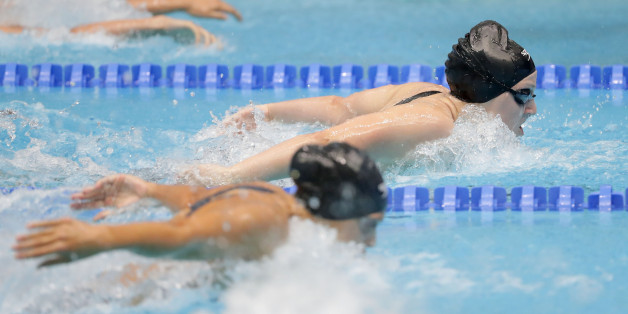 INDIANAPOLIS, IN - AUGUST 23: Madison Homovich competes in the Women's 400m IM Final during day 1 of the 6th FINA World Junior Swimming Championships at Indiana University Natatorium on August 23, 2017 in Indianapolis, Indiana. (Photo by Streeter Lecka/Getty Images)