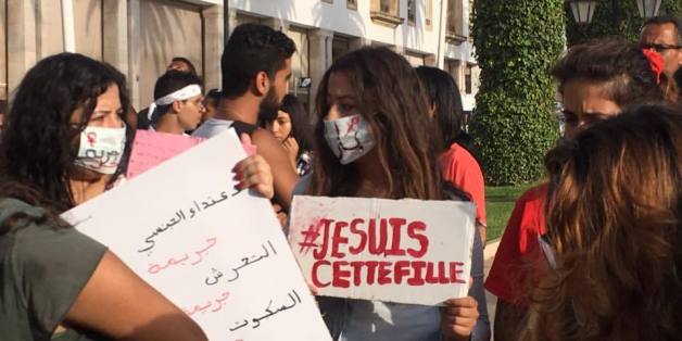 Des manifestantes lors du sit-in organisés à Rabat