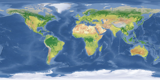 'High quality surface map, natural colors, clouds cover.Clouds map comes from earthobservatory/nasa.The software to createA!Photoshop CS5'