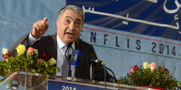 Ali Benflis lors de la campagne de l'élection présidentielle de 2014