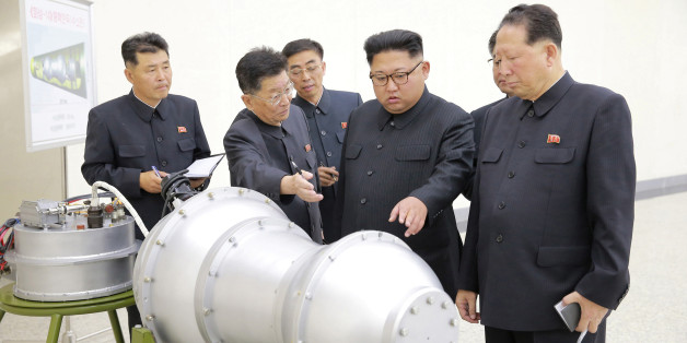 North Korean leader Kim Jong Un provides guidance on a nuclear weapons program in this undated photo released by North Korea's Korean Central News Agency (KCNA) in Pyongyang September 3, 2017. KCNA via REUTERS ATTENTION EDITORS - THIS PICTURE WAS PROVIDED BY A THIRD PARTY. REUTERS IS UNABLE TO INDEPENDENTLY VERIFY THE AUTHENTICITY, CONTENT, LOCATION OR DATE OF THIS IMAGE. NOT FOR SALE FOR MARKETING OR ADVERTISING CAMPAIGNS. NO THIRD PARTY SALES. NOT FOR USE BY REUTERS THIRD PARTY DISTRIBUTO