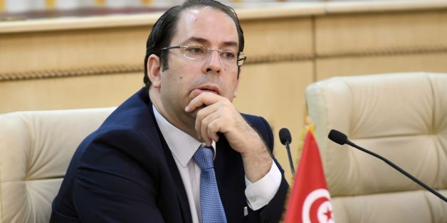 Tunisian Prime Minister Youssef Chahed attends a meeting on security of interior ministers from central Mediterranean countries, on July 24, 2017, in Tunis. / AFP PHOTO / FETHI BELAID (Photo credit should read FETHI BELAID/AFP/Getty Images)