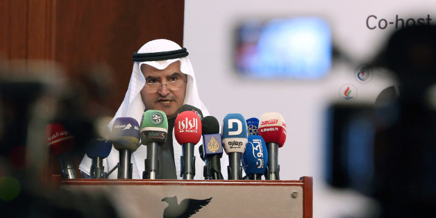 Kuwaiti Minister of Oil, Electricity and Water, Essam Al-Marzouk, gives a speech during the Petroleum Economist GCC Energy Strategy Forum in Kuwait City on January 25, 2017.Oil markets have already begun to rebalance after strong signs that producers are complying with output cuts, Marzouk said. / AFP / Yasser Al-Zayyat (Photo credit should read YASSER AL-ZAYYAT/AFP/Getty Images)