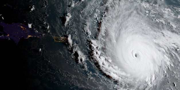 Hurricane Irma, a record Category 5 storm, is seen in this NOAA National Weather Service National Hurricane Center image from GOES-16 satellite taken on September 5, 2017. Courtesy NOAA National Weather Service National Hurricane Center/Handout via REUTERS ATTENTION EDITORS - THIS IMAGE WAS PROVIDED BY A THIRD PARTY TPX IMAGES OF THE DAY