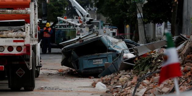 Mexico City après le passage du séisme, 8 septembre 2017.