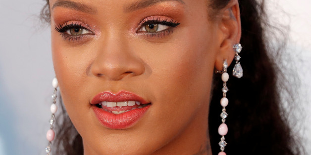 Cast member Rihanna poses as she arrives for the premiere of the film "Valerian and the City of a Thousand Planets" in Saint-Denis near Paris, France, July 25, 2017. REUTERS/Charles Platiau