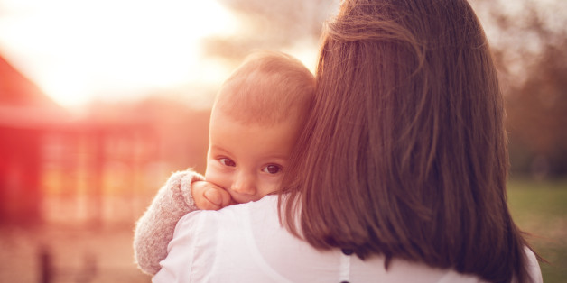 Mother and a baby
