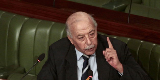The new governor of the Central Bank of Tunisia, Chedly Ayari, delivers a speech at a National Constituent Assembly (ANC) to give his speech after being approved as Governor of the Central Bank of Tunisia, after an imbroglio about a month and after another stormy session in the assembly chamber on July 24, 2012 in Tunis. AFP PHOTO / FETHI BELAID (Photo credit should read FETHI BELAID/AFP/GettyImages)
