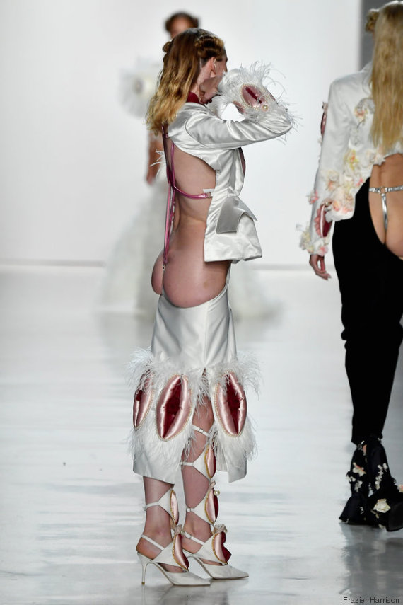 butt white dress namilia new york fashion week