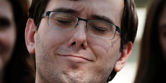 Former drug company executive Martin Shkreli exits U.S. District Court after being convicted of securities fraud, in the Brooklyn borough of New York City, U.S., August 4, 2017. REUTERS/Carlo Allegri