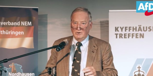 Alexander Gauland während seiner Rede beim Kyffhäusertreffen der AfD