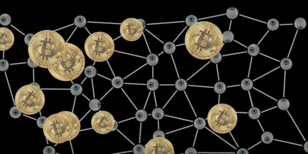 A bitcoin sits on coaxial cables inside a communications room at an office in this arranged photograph in London, U.K., on Tuesday, Sept. 5, 2017. Bitcoin steadied after its biggest drop since June as investors and speculators reappraised the outlook for initial coin offerings. Photographer: Chris Ratcliffe/Bloomberg via Getty Images