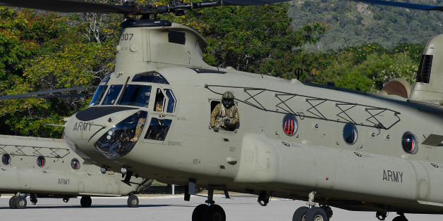 TOWNSVILLE, AUSTRALIA - JUNE 16: An Australian Army CH-47 Chinook helicopter is seen taking off from Lavarack baracks at the completion of the 3rd Brigade Live Fire Exercise 'Brolga Strike' on June 16, 2017 in Townsville, Australia. Exercise Brolga Strike will certify 3 Brigade as the Ready Combat Brigade assigned to support Austraia's operational land force commitments and contingency requirements. (Photo by Ian Hitchcock/Getty Images)