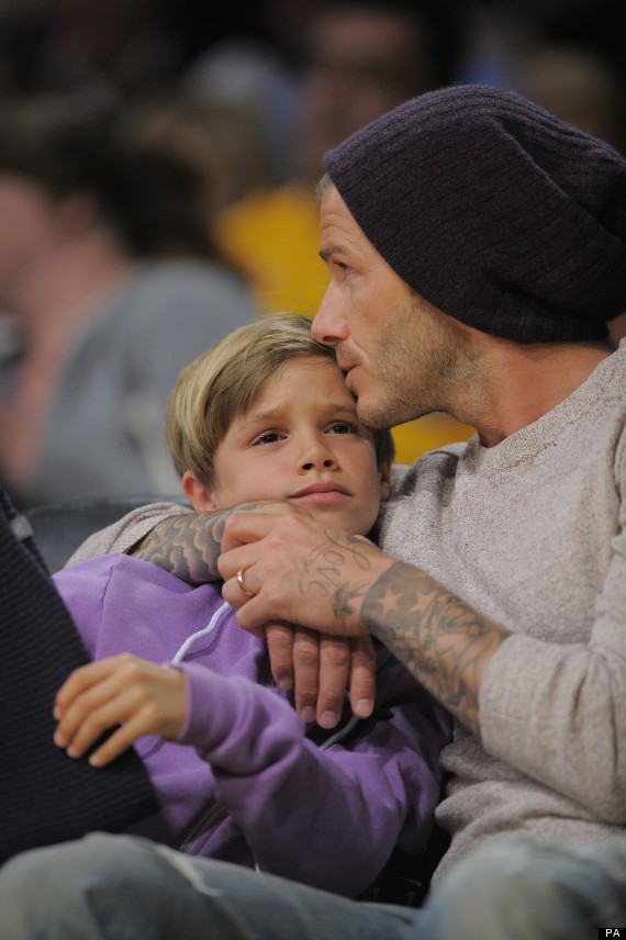 David Beckham And Son Romeo Spend Some Quality Time 