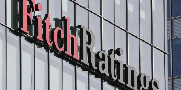 The Fitch Ratings logo is seen at their offices at Canary Wharf financial district in London,Britain, March 3, 2016. REUTERS/Reinhard Krause