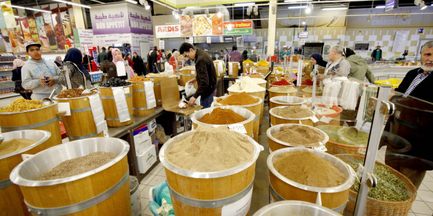 Algeria: spices section in a hypermarket, Ardis shopping centre in downtown Algiers (Photo by: Andia/UIG via Getty Images)