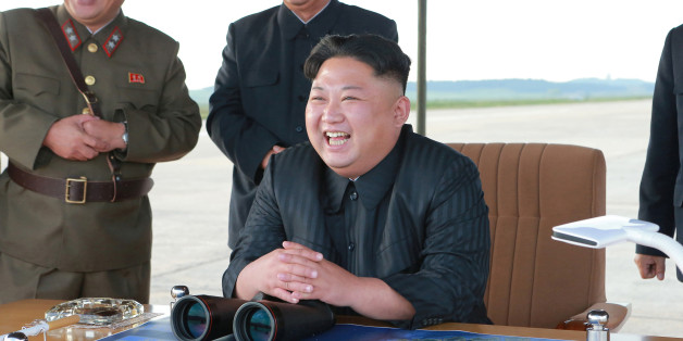 North Korean leader Kim Jong Un guides the launch of a Hwasong-12 missile in this undated photo released by North Korea's Korean Central News Agency (KCNA) on September 16, 2017. KCNA via REUTERS ATTENTION EDITORS - THIS PICTURE WAS PROVIDED BY A THIRD PARTY. REUTERS IS UNABLE TO INDEPENDENTLY VERIFY THIS IMAGE. NO THIRD PARTY SALES. SOUTH KOREA OUT.