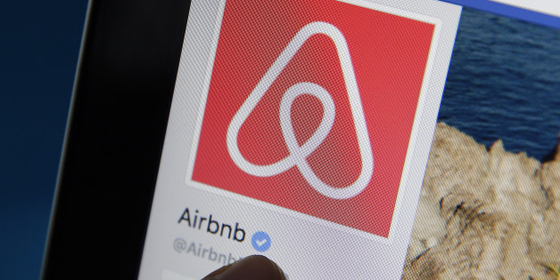 PARIS, FRANCE - SEPTEMBER 08:  In this photo illustration, the Airbnb company logo is displayed on the screen of an Apple iPhone 6 on September 08, 2017 in Paris, France. The City of Paris wishes to reduce the maximum number of nights permitted for rental. Fixed today at 120 days a year, Paris would like to make it back down to 60, France is the second market for the Californian start-up, behind the United States. Airbnb is an online marketplace and hospitality service, enabling people to rent their flats or houses short-term.  (Photo by Chesnot/Getty Images)