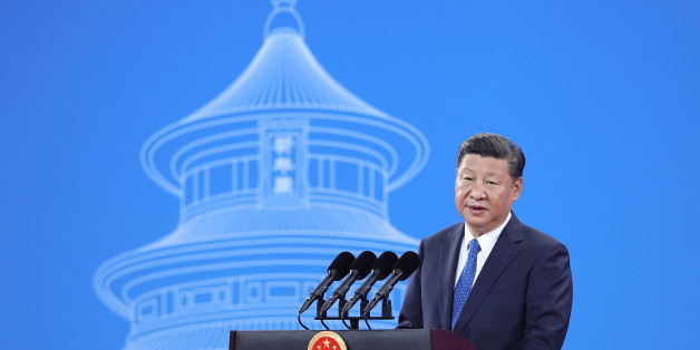 China's President Xi Jinping speaks during the 86th Interpol General Assembly at the Beijing National Convention Center in Beijing on September 26, 2017.
The assembly is taking place in the Chinese capital from September 26 to 29. / AFP PHOTO / POOL / Lintao Zhang (Photo credit should read LINTAO ZHANG/AFP/Getty Images)
