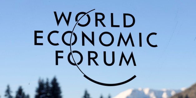 A sign and logo of the World Economic Forum is seen on the third day of the Forum's annual meeting, on January 19, 2017 in Davos.
British Prime Minister Theresa May addresses the World Economic Forum in Davos just two days after unveiling her blueprint for the country's departure from the European Union / AFP / FABRICE COFFRINI (Photo credit should read FABRICE COFFRINI/AFP/Getty Images)