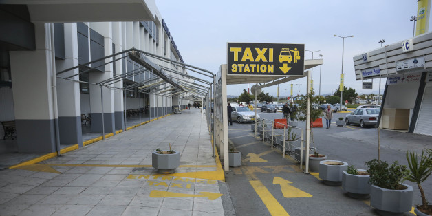 Photo show the Heraklion International Airport, Nikos Kazantzakis (Greek writer) the second busiest airport in Greece in passenger traffic after Athens international Airport and the primary airport on the island of Crete, Greece. Heraklion airport is a state owned airport. A hub for SkyExpress, a local airline but also the Greek owned airlines such as Aegean Airlines, Olympic Air, Astra Airlines, Ellinair and Minoan Air in the past have Heraklion as a focus city as it is a popular summer destination. In 2017 Heraklion airport is expected to have about 7.000.000 people passenger traffic. Most of the flights in this airport are seasonal. (Photo by Nicolas Economou/NurPhoto via Getty Images)