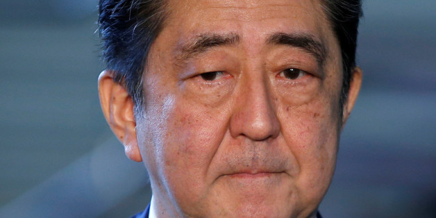 Japan's Prime Minister Shinzo Abe speaks to media after North Korea's missile launch, at his official residence in Tokyo, Japan, September 15, 2017. REUTERS/Toru Hanai
