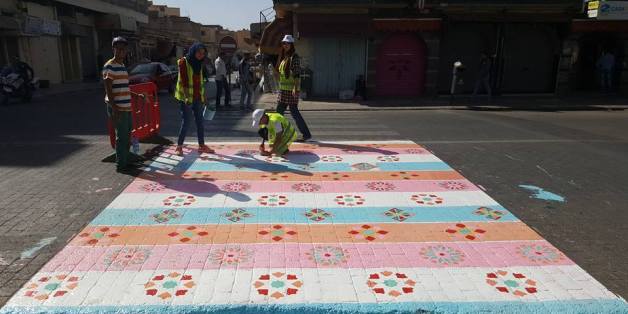 À Khouribga, ils décorent des passages piétons... Les autorités les effacent trois jours après