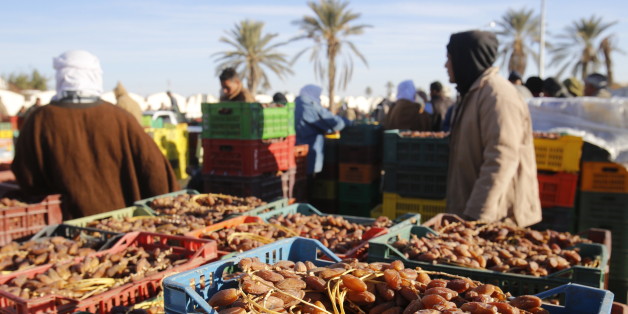 Wholesale date market. (Photo by: Godong/UIG via Getty Images)