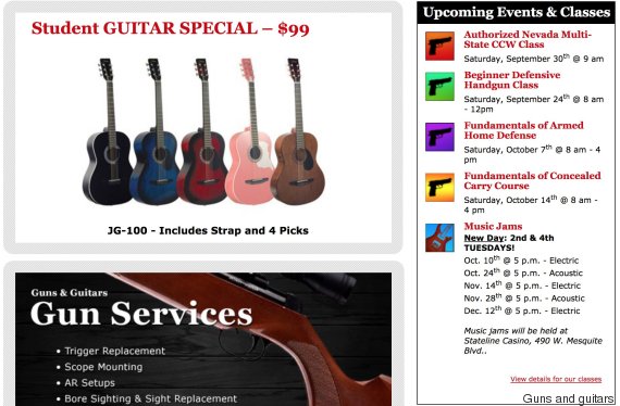 guns and guitars