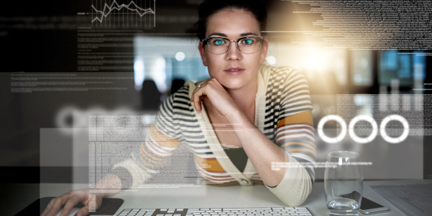 Cropped shot of a computer programmer working on new code