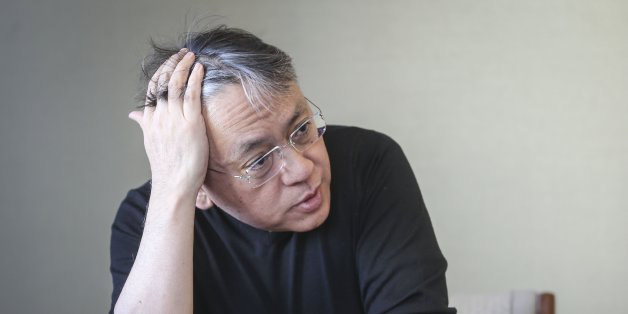TORONTO, ON- MARCH 17 - Author of The Buried Giant Kazuo Ishiguro for interview at Random House. They made cookies with the logo of the cover of the book on them for a meet and greet after our interview. March 17, 2015 (David Cooper/Toronto Star via Getty Images)