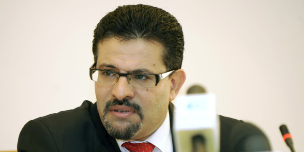 Tunisian Foreign Minister Rafik Abdessalem speaks with journalists during a press conference on August 8, 2012 in Tunis, in which the issue of ousted President Zine el-Abidine Ben Ali's family's foreign assets will be discussed. AFP PHOTO / FETHI BELAID (Photo credit should read FETHI BELAID/AFP/GettyImages)