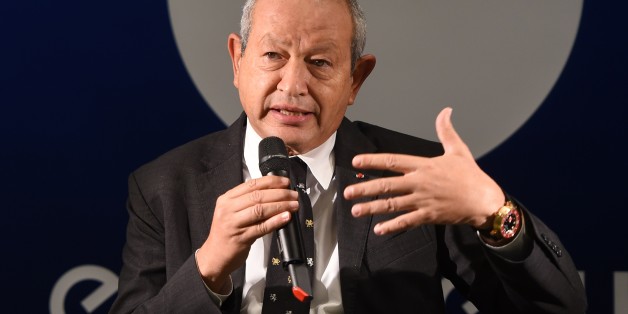 Euronews' new majority shareholder Egyptian Naguib Sawiris speaks during a press conference on October 15, 2015, before the official inauguration of the new Euronews Worlwide Headquarter in the 'Confluence' district in Lyon, southeastern France. AFP PHOTO/PHILIPPE DESMAZES (Photo credit should read PHILIPPE DESMAZES/AFP/Getty Images)