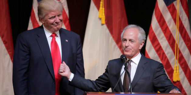 Vom Freund zum Feind: US-Präsident Donald Trump und Senator Bob Corker sind sich nicht mehr grün.